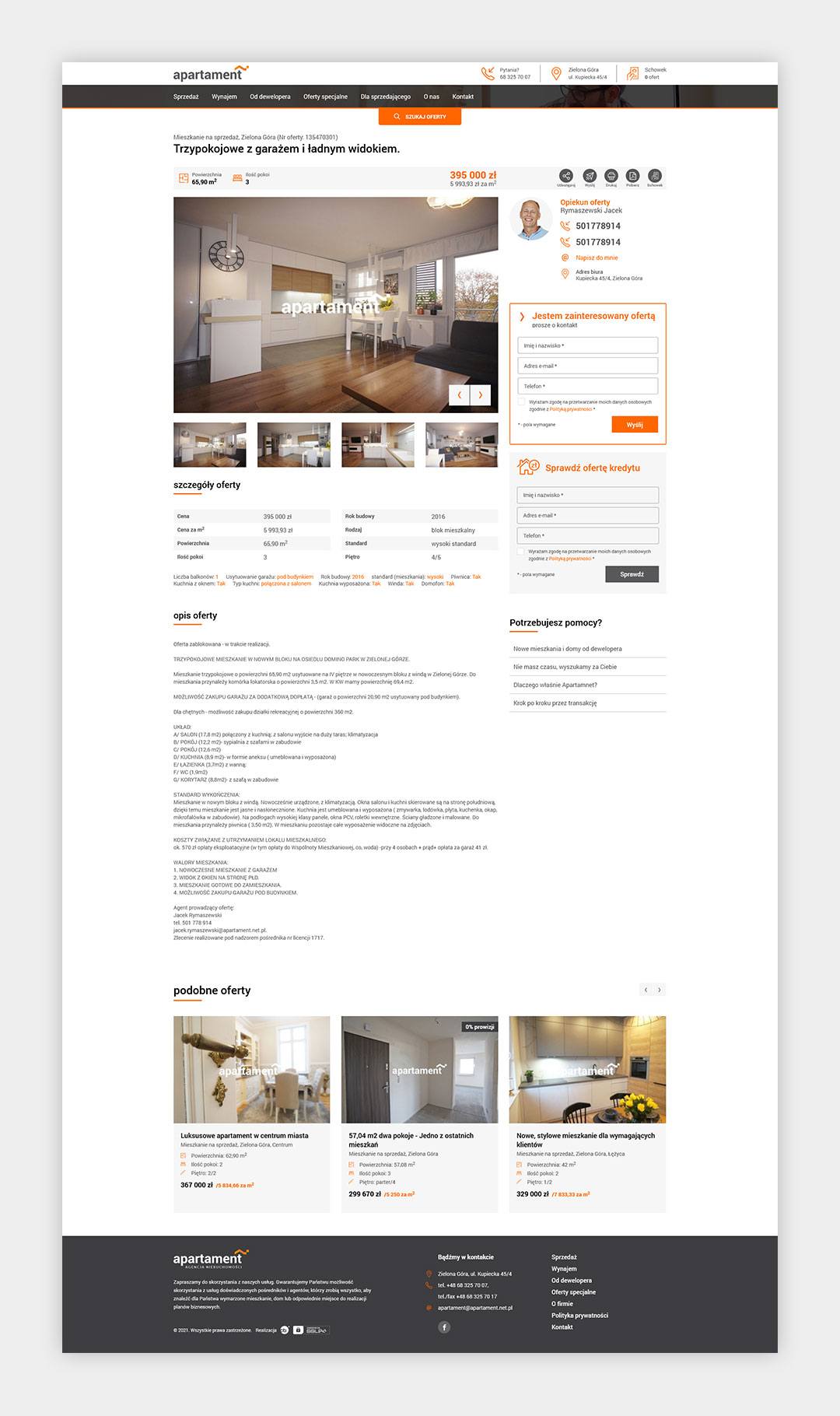 apartament.net.pl - szczegóły oferty