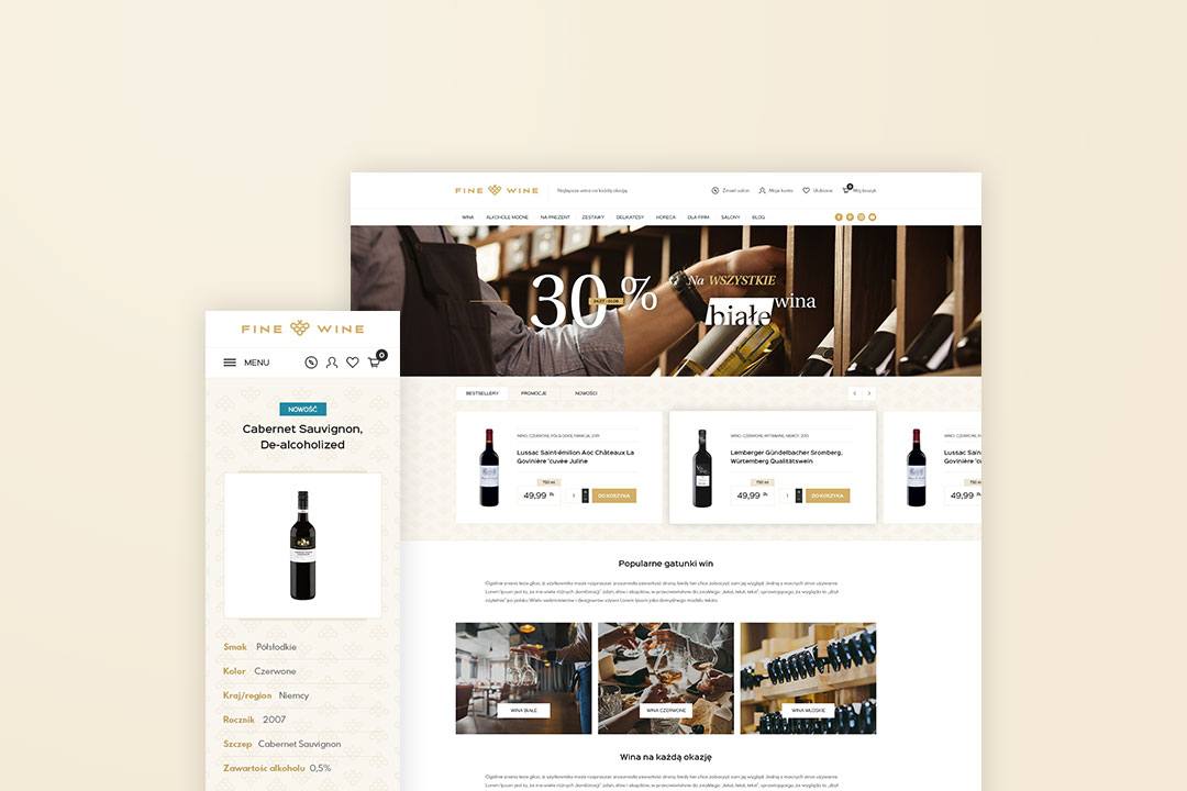 Serwis internetowy Fine Wine