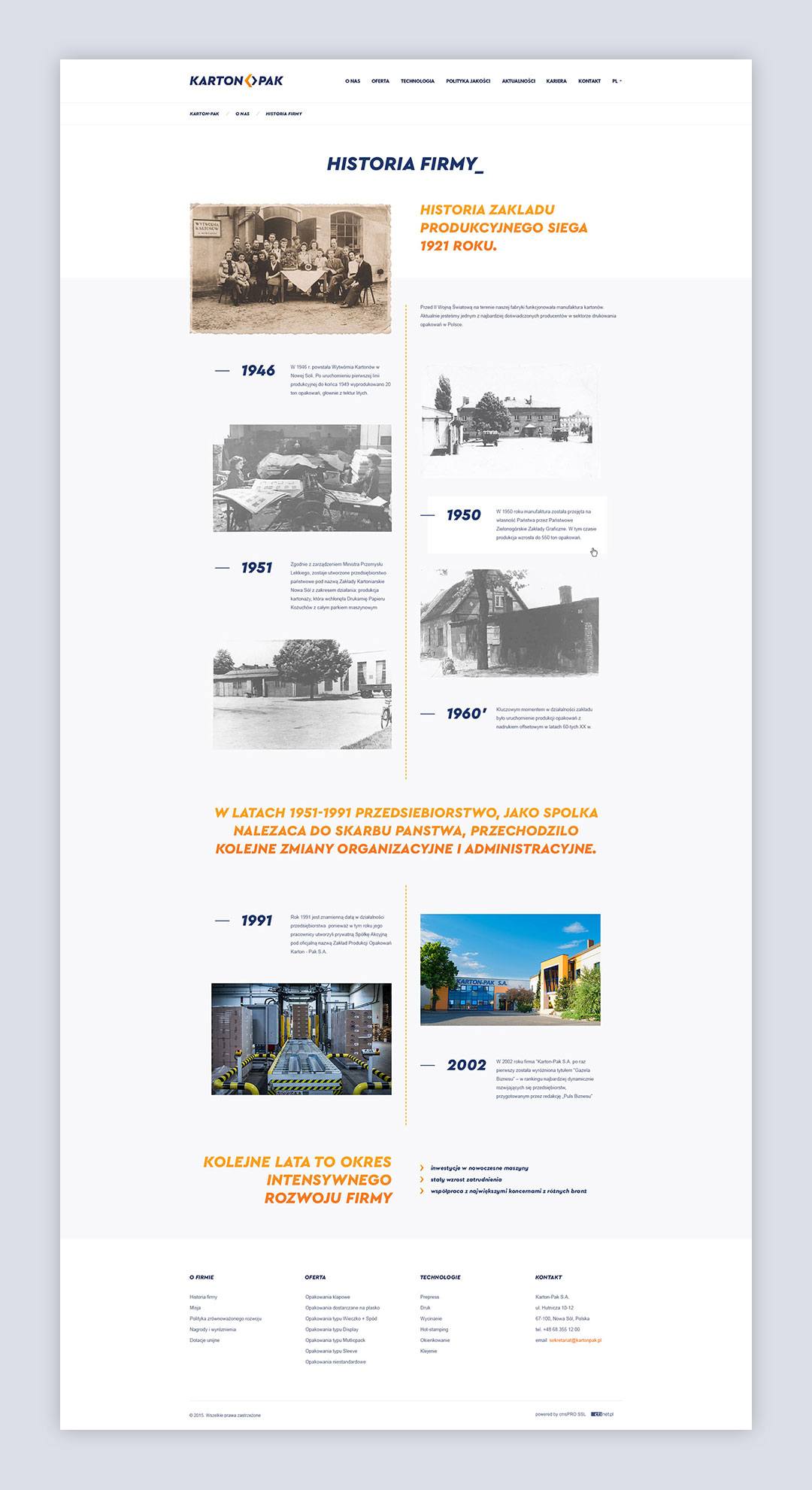 kartonpak.pl - historia firmy