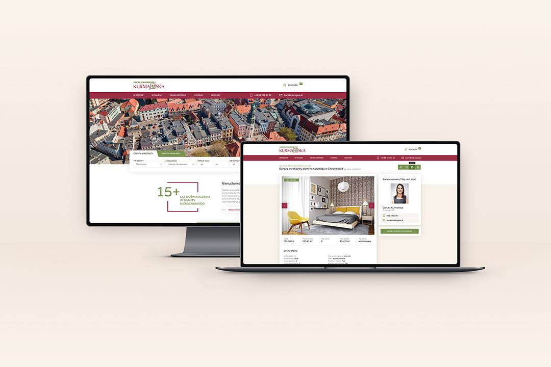 Serwis internetowy Nieruchomości Kurmańska