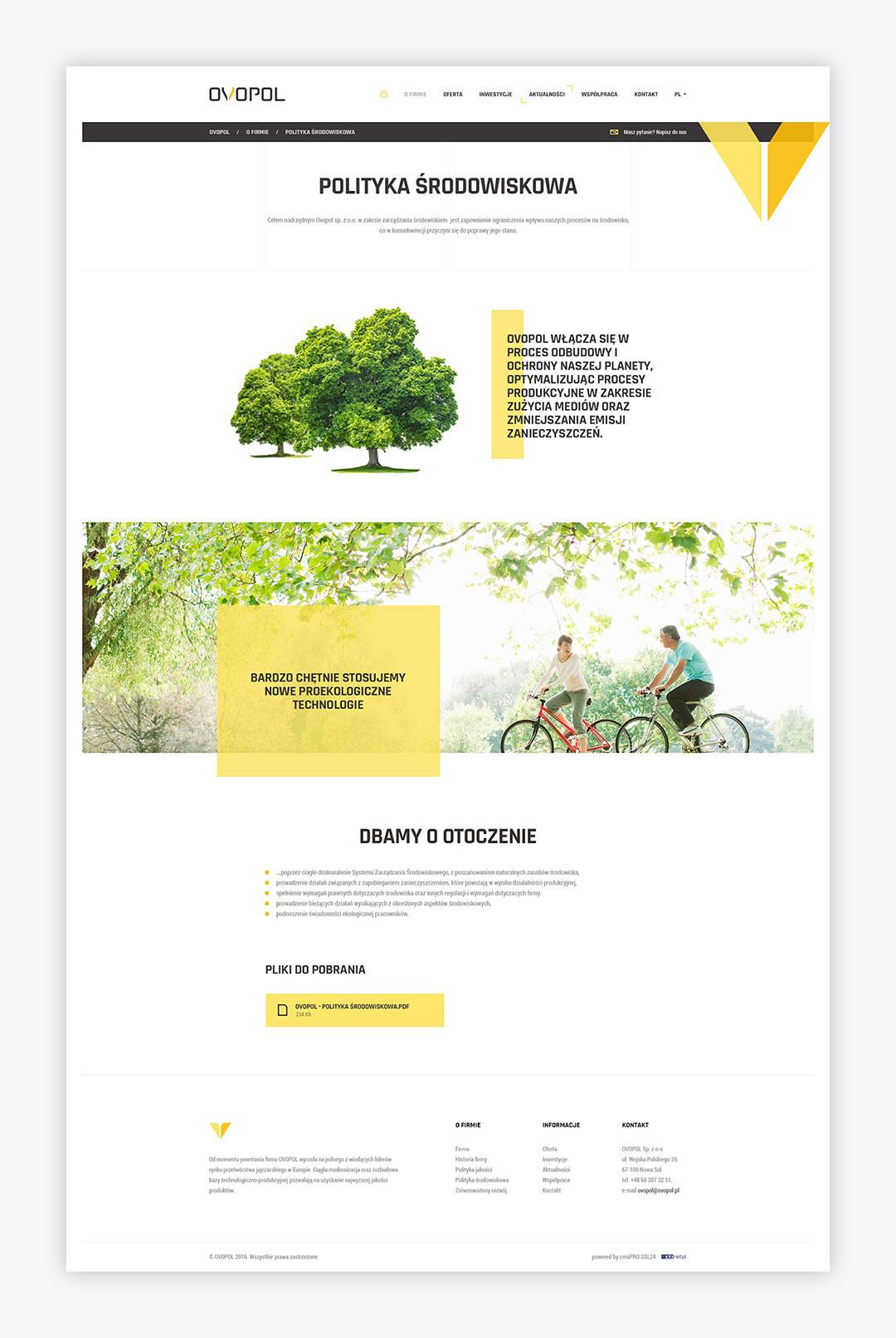 ovopol.pl - polityka środowiskowa