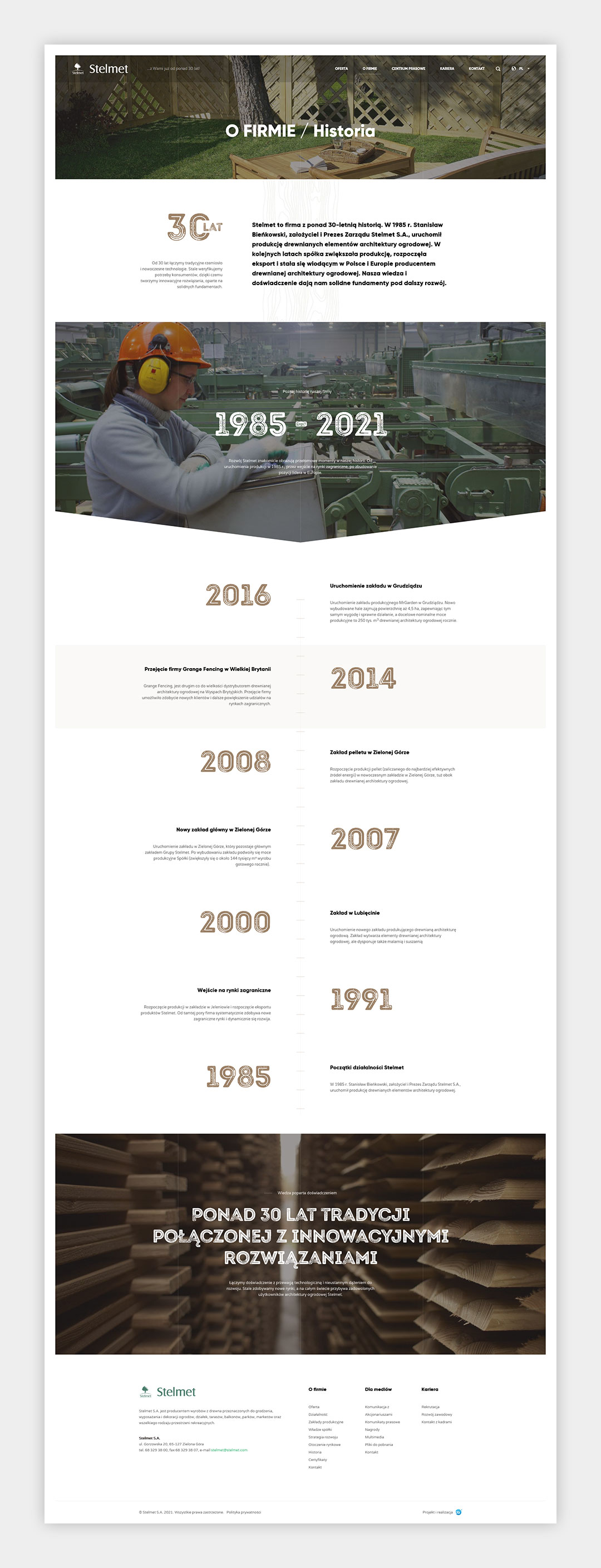 stelmet.com - historia firmy